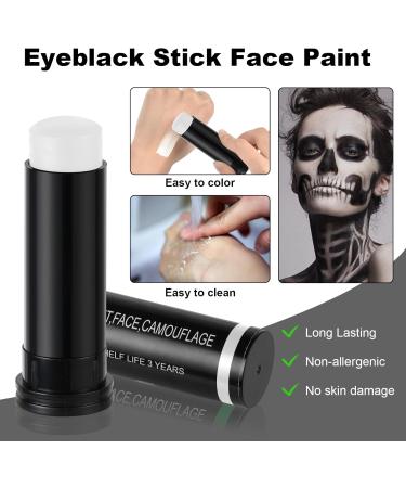  AOMIG Aomig Camouflage Face Painting Body Pencil Stick Face Pencil Stick Army Color Camouflage Face Paint Halloween Makeup (Whit - Buy Online on GoSupps.com