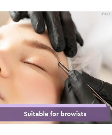 12Pcs Stainless Steel Tweezers Set - Precision Slant Tip Eyebrow Tweezers for Men and Women - Long Silver Gripper for Ingrown Hair - Facial Hair Removal Tool - Buy Online on GoSupps.com