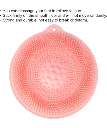 Buy NLDGR Silicone Shower Foot Scrubber Mat | Suction Cups for Ultimate Foot Care | Improve Circulation & Soothe Tired Feet (Pink) - International Shipping Available - Buy Online on GoSupps.com