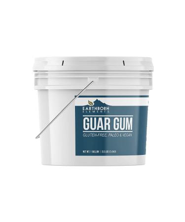 Earthborn Elements Guar Gum Powder 1 Gallon - Gluten-Free Thickener & Binder for Baking - Resealable Bucket, 5.5 lb - Buy Online on GoSupps.com