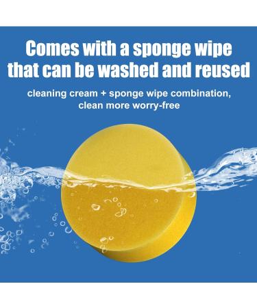 KOAHDE Multifunctional Stain Removal Cream Multi Purpose Cleaning Cream White Shoe Cleaning Cream with Sponge Sneaker White Shoe Cleaner Shoes Multifunctional Cleaning Cream White Shoe Cleaning Cream - Buy Online on GoSupps.com