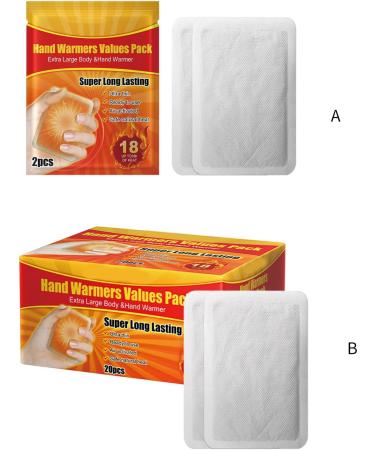 Buy Self-Heating Portable Hand Warmers - 2/20 Pieces Fast Heating Adjustable Temperature Warmers for Waist & Belly - International Shipping Available - Buy Online on GoSupps.com