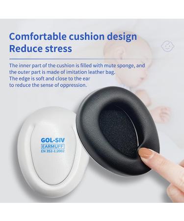 SHENG LI GOL-SIV Baby Ear Muffs - Adjustable Headband for Baby Ear Protection - Noise Cancelling Earmuffs for Travel, Airplane, Sleep - Toddler Headphones 3-24 Months - Buy Online on GoSupps.com
