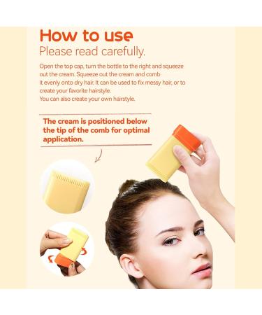 Buy 2-in-1 Hair Styling Gel & Wax Stick for Kids | Natural Ingredients Non-Greasy | Easy Styling with Built-in Comb - 0.71oz - Buy Online on GoSupps.com