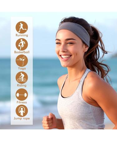 Shop Sularpek 6 Pack Yoga Headbands - Women's Soft Elastic Hair Bands for Summer Fitness & Workouts - Perfect for Yoga & Welding - Buy Online on GoSupps.com