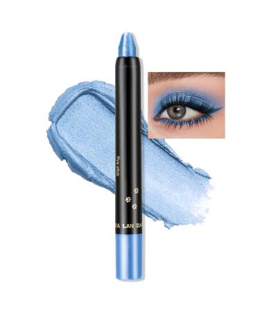 Erinde Erinde Glittery Blue Eyeshadow Pencil Waterproof and Long-Lasting Pearlescent Cream Pencil High Metallic Pigment