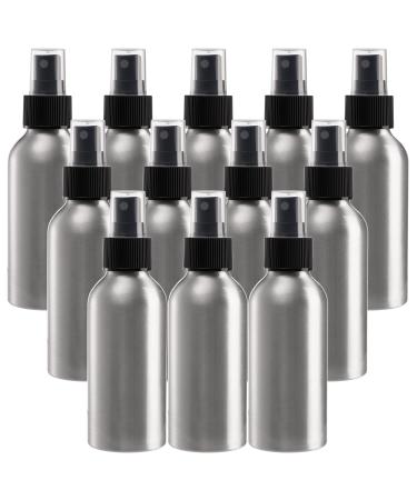 YOUEON 12 Pack 120ml Spray Bottle Metal Spray Bottle Atomizer Aluminum Refillable Empty Spray Bottle Reusable Water Spray Bottle for Travel Household Cleaning Gardening