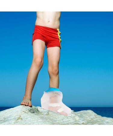 Children's Waterproof Shower Foot Protection | Reusable Plaster Cover for Wounds & Burns | Post-Operation Leg Guard - Buy Online on GoSupps.com
