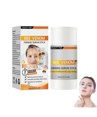 Bee Venom Firming Serum Stick Firming Anti-wrinkle Cream Enriched with Natural Extracts Moisturizes Fights Wrinkles and Restores Skin Elasticity Suitable for All Skin Types 1.01Oz