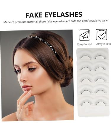 minkissy 10 Pairs natural false lashes manual Practice Lashes fake lashes natural Adhesive Single dense magnetic soft artificial kinds of eyelashes soft light fake lash Fake eyelashes - Buy Online on GoSupps.com