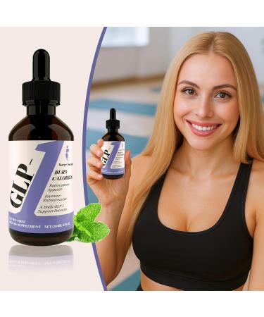 GLP-1 Drops for Women and Men - Natural Liquid Supplement with Berberine Cinnamon Bromelain& Green Tea - Support for Digestive & Gut Health - Immune & Energy Support - Buy Online on GoSupps.com