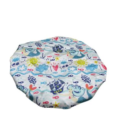 Waterproof Shower Cap for Women - Reusable & Elastic Bath Cap for Spa, Home, Hotel, and Hair Salon - Buy Online on GoSupps.com
