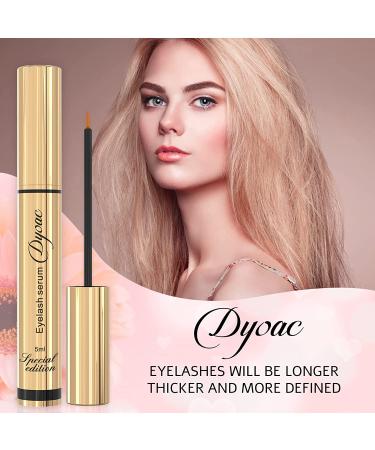 Premium 5ml Eyelash Growth Serum for Fuller & Longer Natural Lashes - Vegan & Cruelty-Free - Gold - Buy Online on GoSupps.com