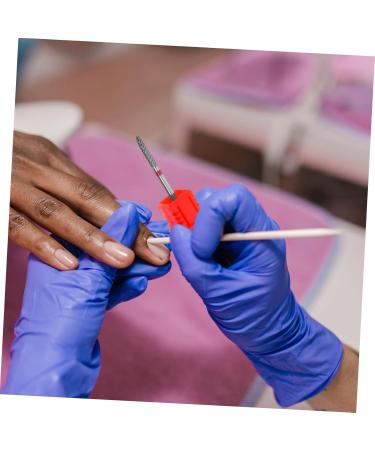 minkissy Nail Polisher Metal Nail Drill Bit Manicure Tools Nail Bits Drill Bit for Acrylic Nails Women Manicure Supplies Safety Bits for Nail Drill Manicure Drill Bits Drill Bits for Nails 7.00X1.30X1.30CM Red - Buy Online on GoSupps.com