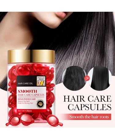 11 Hair Treatment Serum Hair Care Capsules Hair Oil Serum 30 Pcs Hair Care Capsules Moisturizing AntiFrizz Hair Repair Serum with Essential Oils - Buy Online on GoSupps.com