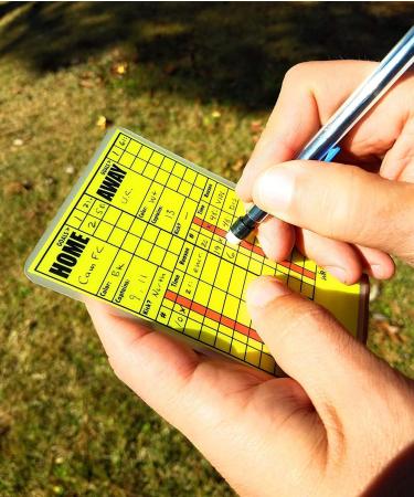 Soccer Referee Cards Set - Neon Bright Red/Yellow | Premier Write-on Kit - Buy Online on GoSupps.com
