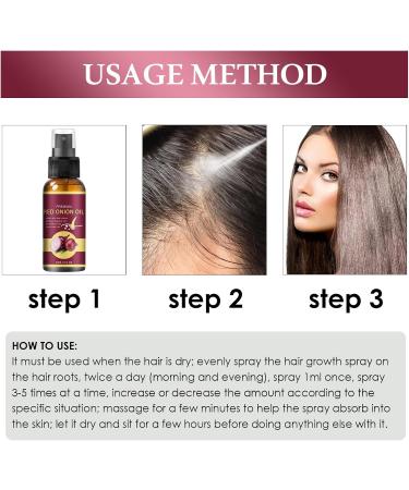  GNAUMORE Onion Hair Oil Essence for Hair Growth Fast Growth Hair Serum Anti-Hair Loss Serum for Women and Men Hair Regrowth Treatments 30 ml - Buy Online on GoSupps.com
