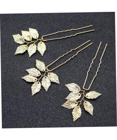 Buy Snap Clips Wedding Hairpins | Gold & Silver Leaf Hair Accessories for Bridesmaids & Women - Buy Online on GoSupps.com