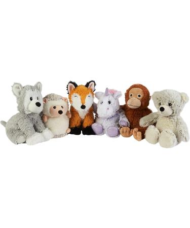 Warmies CP-Leo-2 Heatable Plush Toy - Soft Grey Snow Leopard | Perfect Gift for All Ages | International Shipping Available - Buy Online on GoSupps.com