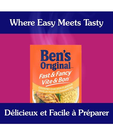 BEN'S ORIGINAL FAST & FANCY Country Chicken Flavour Rice 12PK CASE Country Chicken Flavour (12 Pack) 12 - Buy Online on GoSupps.com