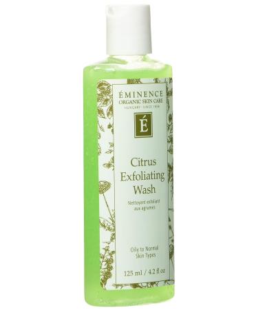 Eminence Citrus Exfoliating Wash 4.2 oz - Organic Face Cleanser for Brighter Skin (1 Pack) - Buy Online on GoSupps.com