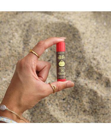  Sun Bum Sun Bum Sunshine Lip Balm SPF 30 with Watermelon Vegan & Cruelty Free Broad Spectrum UVA/UVB Lip Care Made with Aloe Vera and Vitamin E for healthy - Buy Online on GoSupps.com