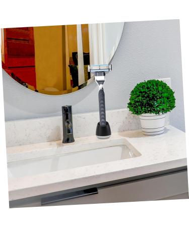 Magiclulu Razor Brush & Stand | Premium Bald Head Razor & Shaver Holder - Perfect for Men's Shaving | Full Metal Base | International Shipping Available - Buy Online on GoSupps.com