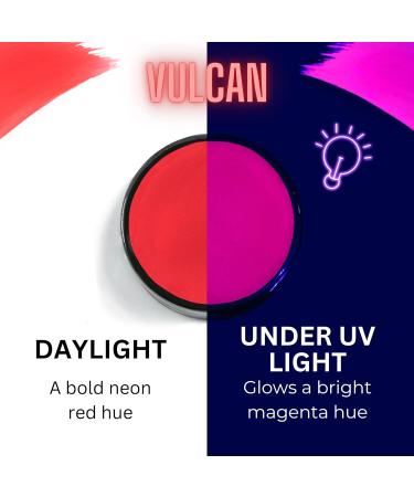 Mehron Paradise AQ Face & Body Color (40g) - Black Light Reactive Makeup for Face Body & Hair - Vulcan - Buy Online on GoSupps.com