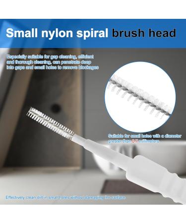 200 Pcs 2024 New Shower Head Cleaning Brush Gap Hole Anti Clogging Cleaning Brush Flexible Shower Head Brush with Nylon Bristle Multifunctional Shower Head Cleaner Brush Tool for Household Bathroom - Buy Online on GoSupps.com
