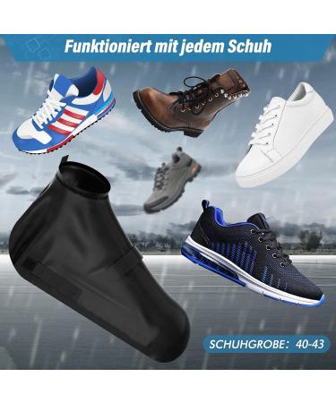 Buy Bonna Waterproof Rain Protection Shoes for Bikes | Reflective & Reinforced | Sizes 40-43 - Buy Online on GoSupps.com
