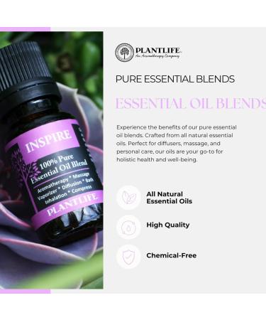 Plantlife Peace Aromatherapy Essential Oil Blend - 100% Pure Therapeutic Grade - No Additives - Made in California - 10 ml - International Shipping Available - Buy Online on GoSupps.com