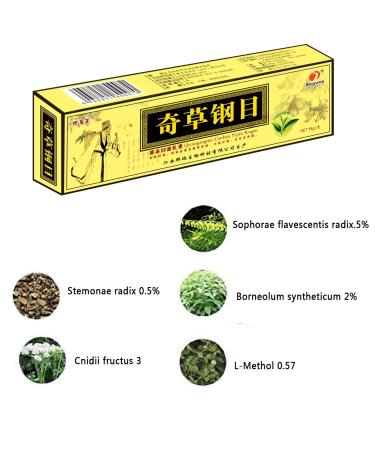 Navyue 5PCS Natural Chinese Herbal Cream for Eczema Psoriasis Dermatitis - Anti-Itch Relief for Inflammation and Rashes - Buy Online on GoSupps.com