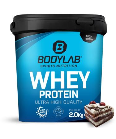 Bodylab24 Whey Protein Powder Black Forest Cherry 2kg Black Forest Cherry 2 kg (1 pack)