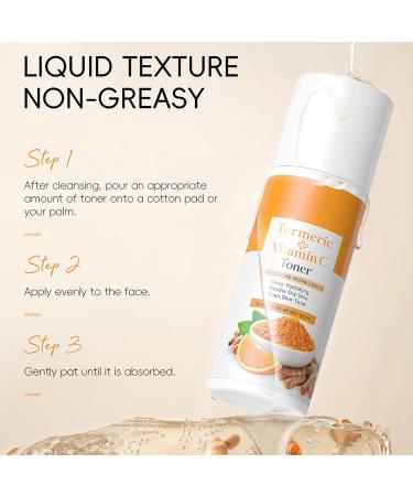  YOENBG West Month Turmeric Vitamin C Toner Hydrating Face and Neck Toner Face and Neck Toner Face and Fine Line Toner Face and Fine Line Toner - Buy Online on GoSupps.com