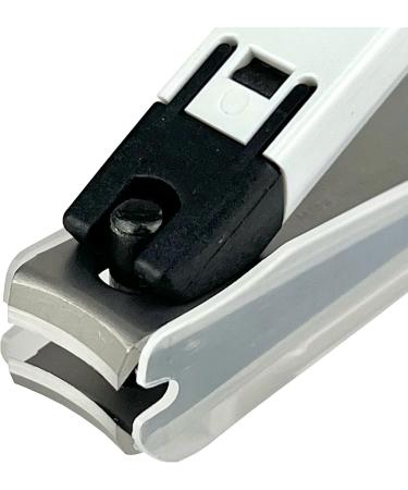 Buy Kai Nail Clippers Type 001S - White Stainless Steel Fingernail & Toenail Cutter with File & Catcher - Durable Japanese Quality for Adults & Seniors - Buy Online on GoSupps.com