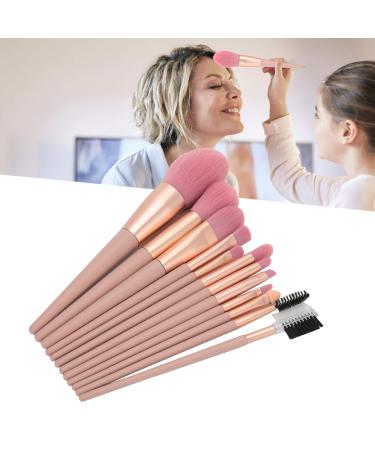 Premium 12-Piece Makeup Brush Set - Easy to Wash Blush & Shadow Brushes with Aluminum Tubes for Flawless Makeup Application - International Shipping Available - Buy Online on GoSupps.com