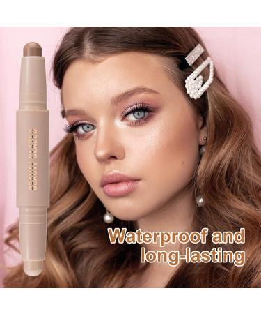 Contour Stick Makeup | Blendable Creamy Bronzer - Waterproof Face Concealer Pen Bronzer Stick Face Makeup Stick for Girls Women Troonz - Buy Online on GoSupps.com