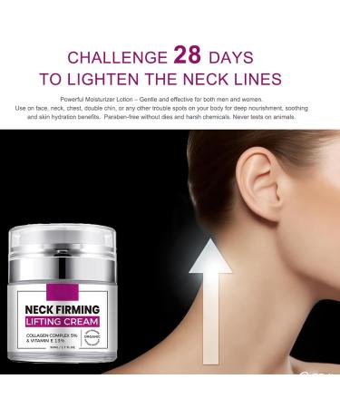 Grospe Firming Neck Cream Collagen & Hyaluronic Acid Anti Aging Neck Creams for Tightening and Firming Visibly Reduces Wrinkles Sagging Skin Neck Firming 1.7 Fl.Oz - Buy Online on GoSupps.com