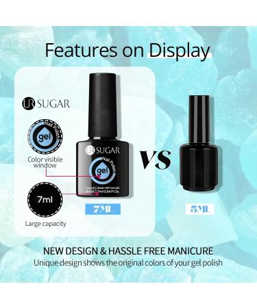 UR SUGAR UV Nail Polish Pastel Shellac Set - 12PCS Macaroon Candy Gel Colors for Spring - Perfect for Stunning Gel Nails - Buy Online on GoSupps.com