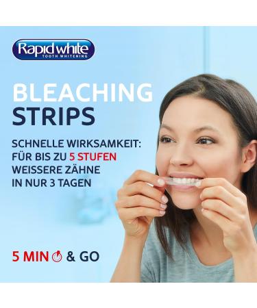 Rapid White Tooth Whitening Strips Set | Express Bleaching for a Bright Smile - Self-Resolution Technology - Buy Online on GoSupps.com