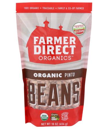 Farmers Direct Coop, Beans Pinto Fair Trade Organic, 16 Ounce