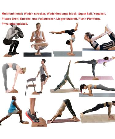 Purchase Wadendehner 2 Set - Non-Slip Cork Yoga Blocks for Knee & Leg Extensions | Ideal for Stretching & Mobilization | International Shipping Available - Buy Online on GoSupps.com