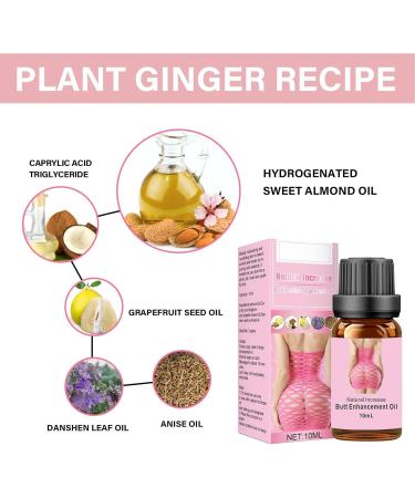 10 ml Herbal Hip Tightening Oil - Enhance Your Curves & Boost Buttocks Naturally | Essential Massage Oil for Volume & Firmness - Buy Online on GoSupps.com