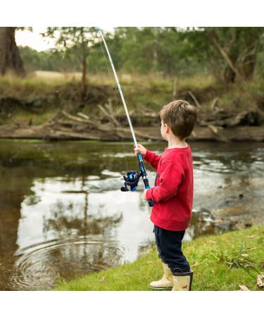 Kids Fishing Rod Set - 4PC Telescopic Spinning Combos with Ceramic Guide - Beginner Fiberglass Fishing Rods - Buy Online on GoSupps.com