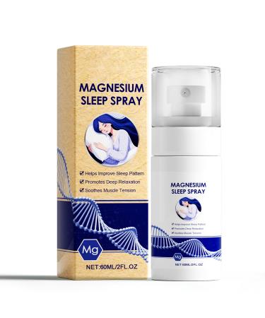 Pure Magnesium Oil Spray Skin & Body Magnesium Oil Extra Strength 60Ml Magnesium Chloride Oil Spray 100% Pure Magnesium Oil Spray for Feet Sleep Relax
