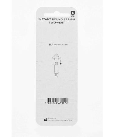 Buy Instant Round Earplugs with Two Vents - Small | International Shipping Available - Buy Online on GoSupps.com