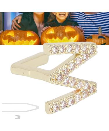 Shop Verdant Touch Gold Hip Hop Tooth Braces Decoration | Capital Letter Hollow Accessories for Halloween - Buy Online on GoSupps.com