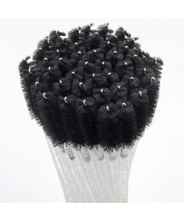200 Eyelash Brushes Set | Eyelash Extension & Brow Brush Kit | Black Mascara Applicators for Beauty Salon & Home Use - Buy Online on GoSupps.com