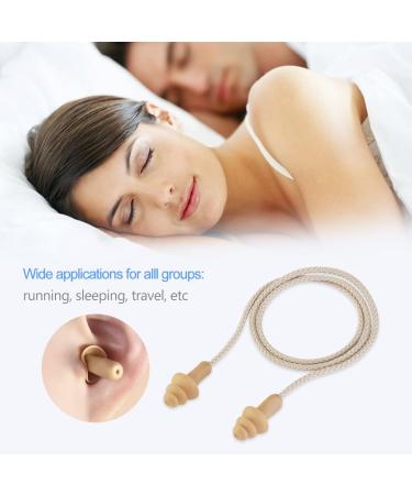 WINOMO Ear Plugs - 50 Pairs Corded Soft Silicone | Reusable Sleep & Hearing Protection for Swimming - Buy Online on GoSupps.com