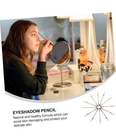 Angoily Eyeliner Waterproof 12 Pcs Eyeliner Pencil Eyeshadow Green Suits Colored Eyeliner Eye Shadow Pen Liquid Eyeliner Mousse - Buy Online on GoSupps.com